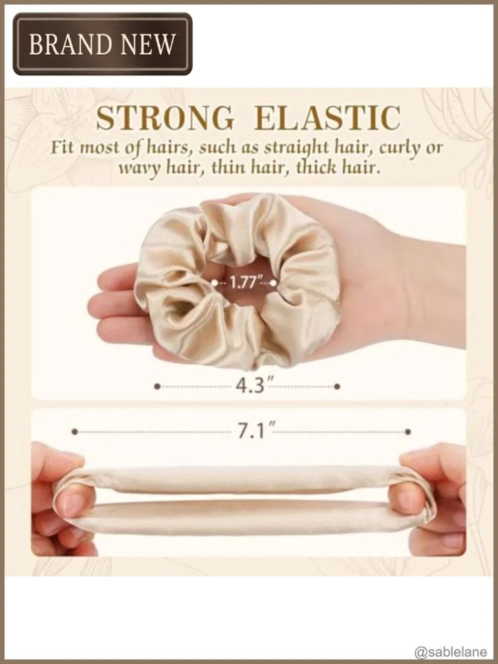 24 Silk Satin Scrunchies Bulk Hair Ties for Women Girls